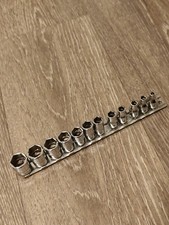 Snap On Tools USA 1/4 Drive 12pc Shallow Socket Set 4-14mm