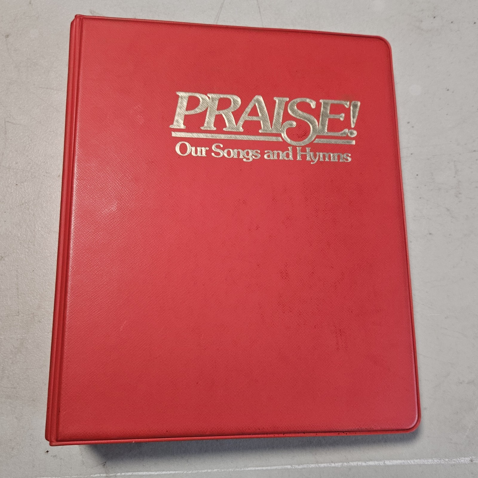 Praise! Our Songs and Hymns Piano Accompaniment Hymnal Red 5 Ring Binder NIV
