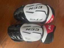 CCM Jetspeed Ice Hockey Elbow Pads Size Senior Large Black Red