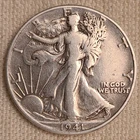 VINTAGE! 1941 (D) DENVER MINT! LIBERTY WALKING TYPE HALF DOLLAR! 90% SILVER!