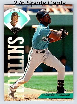 Andre Dawson 1995 Leaf #316 Florida Marlins