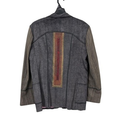 Man Save The Queen Blazer Jacket Statement Avant Garde Art Made In Italy XLarge