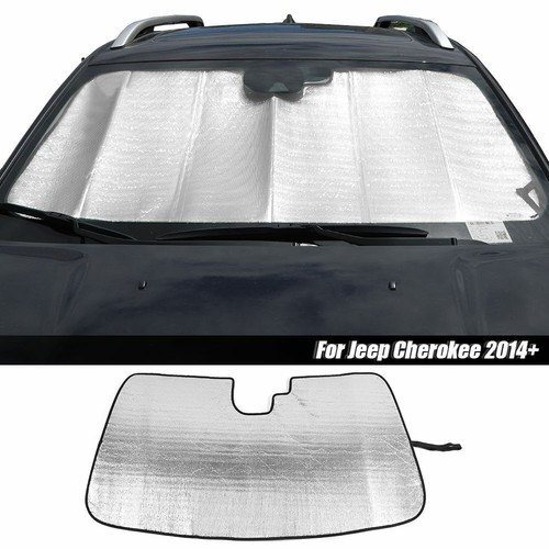 Windshield Sunshade Visor Mat Heat Shield For Jeep Cherokee 2014+ Accessories - Bild 3 von 7