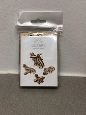 UGears 9027404 U-Fidget 3D Puzzle Model Wood Natural AIRCRAFT