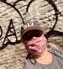 RBG Ruth Bader Ginsberg Face mask Pink cotton hand made Fun Gift Idea NWT