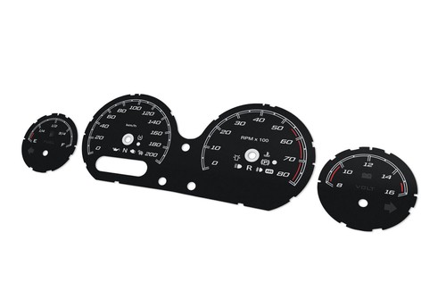 Harley-Davidson Glide Electra - Speedometer dials MPH to KM/H Gauges - Picture 6 of 6