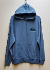 QUIKSILVER Men's Pullover Hoodie - Blue - Medium - NWT