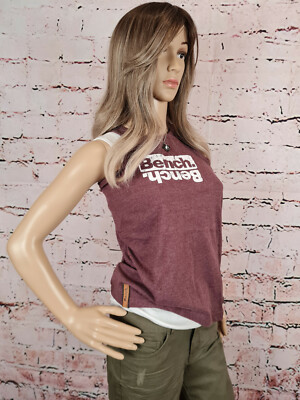 Bench 2er Set Mädchen Tanktop Top Shirt Melrose-Weiß Größe 140/146-152/158