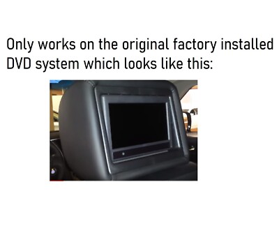 DVD Remote Control for Infiniti QX56 2010 2011 2012; Pre
