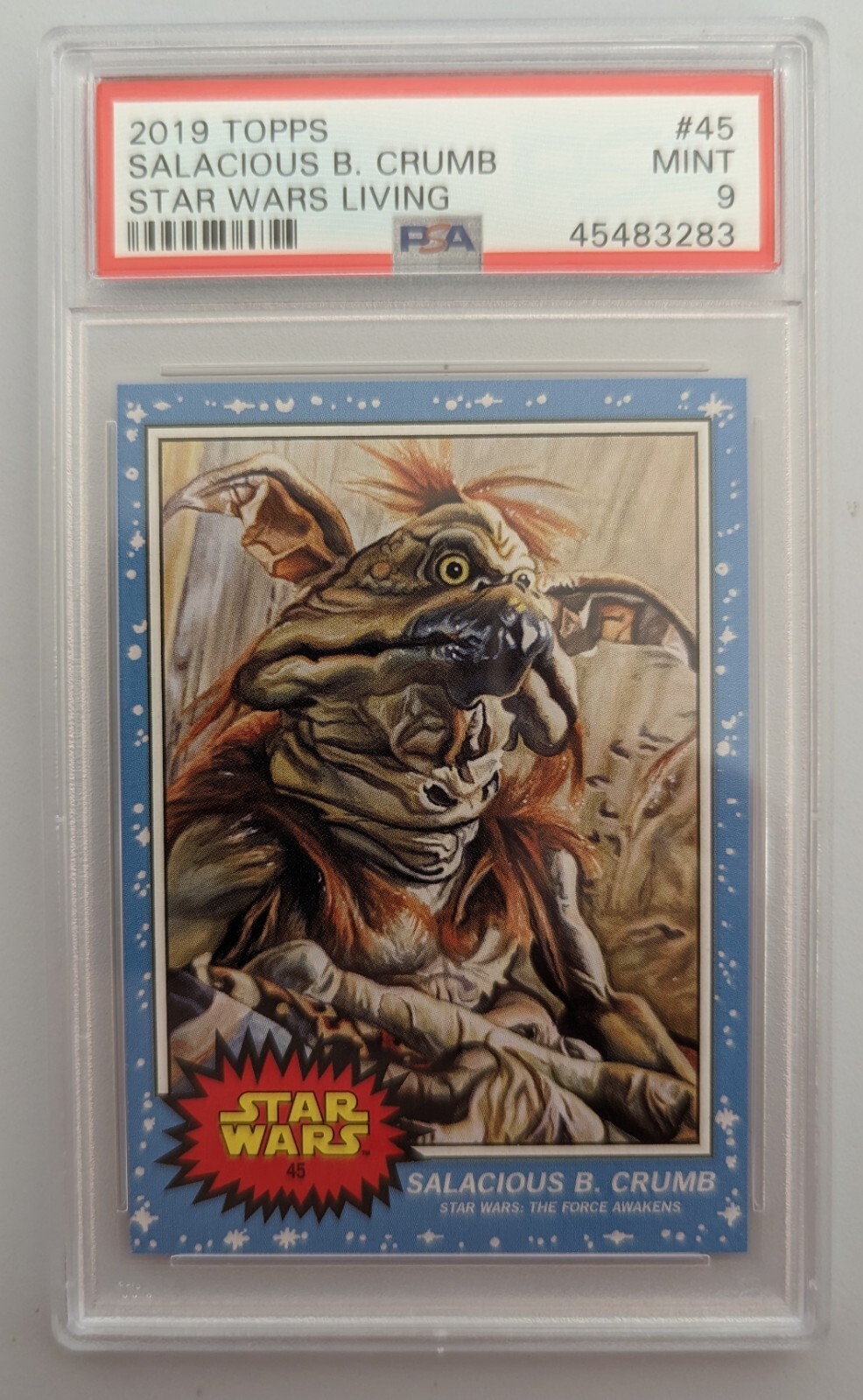 Star Wars Living 2019 Topps Salacious B. Crumb #45 PSA 9
