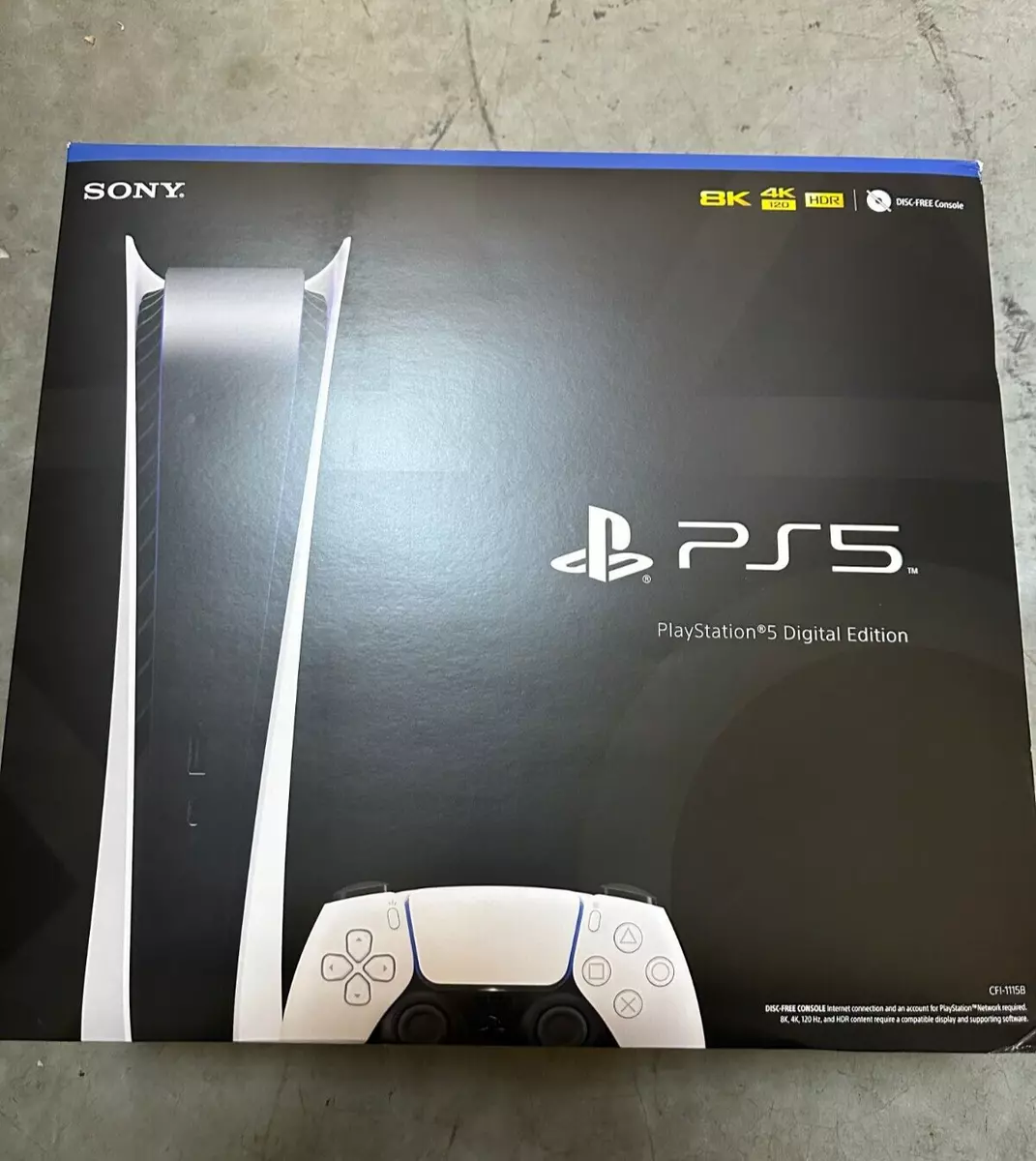 Brand New Sony PS5 PlayStation 5 Digital Edition Console - In Hand Ship  Today