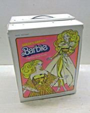 Vintage 1980 Barbie Doll Golden Dream Fashion Carry Case Trunk 1004 Mattel USA