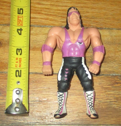 1996 WWF WWE Just Toys Bret Hitman Hart bendie Wre...