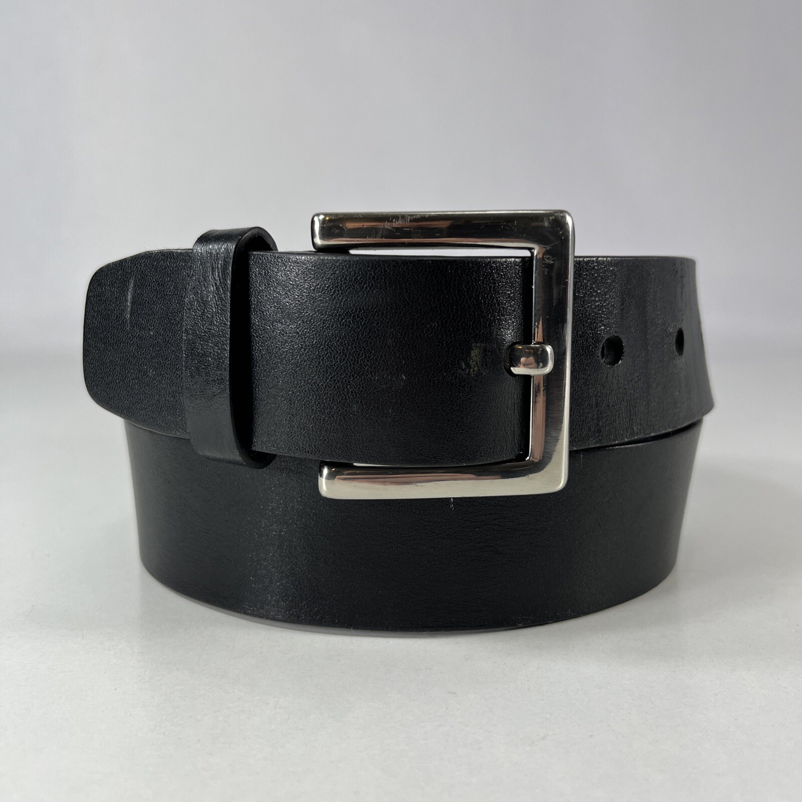 Murano Wide Black Dress Belt Full Grain Cowhide M… Gem