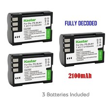 Kastar PS-BLM1 Battery for Olympus C-5060 C-7070 C-8080 E-1 E-3 E-30 E-520