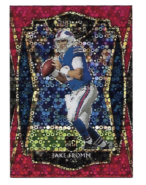 2020 Panini Select Jake Fromm Red Disco Fast Break Rookie RC /49 SP Bills Giants