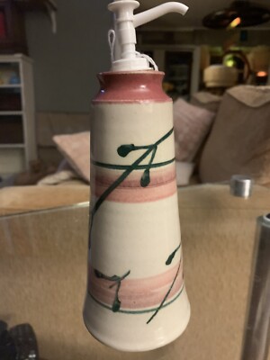 POTTERY SOAP DISPENSER Maker Not Determined MINT