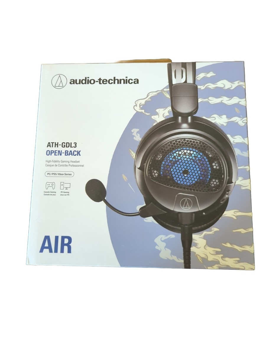 Audio Technica ATH-GDL3BK Open-Back Wired Gaming Headset - Black