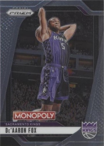 NBA Prizm De’Aaron Fox RC silver PSA10 2024-25 Panini Prizm Basketball De'Aaron Fox Silver Prizm #58