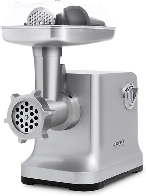 Caso 2870 FW 2000 Fleischwolf 2000 Watt Silber Vorschneidetechnik Metallgetriebe