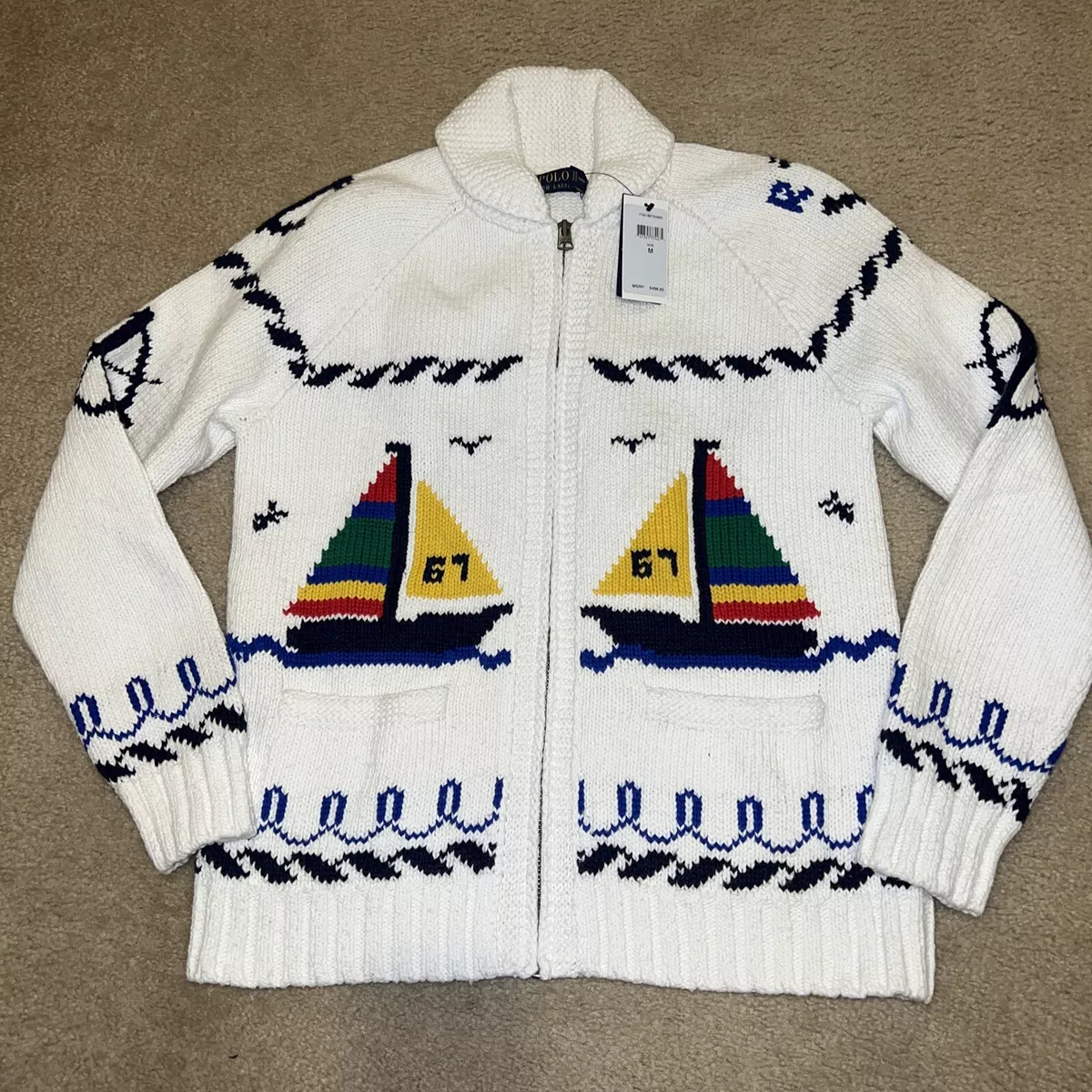 Louis Vuitton Graphic Nautical Knit Cardigan