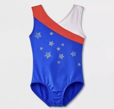 Cat  Jack Sleeveless Leotard size XL 14 - Red/White/Blue - NEW