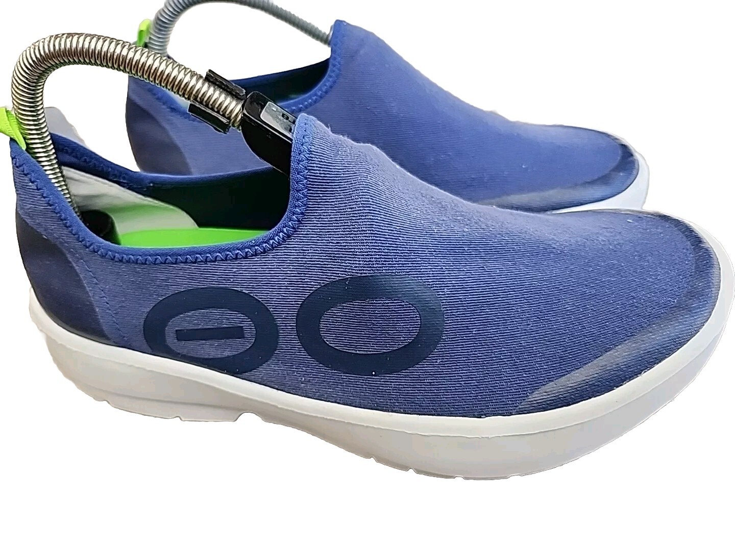 SAOLA Scarpe Oofos uomo 9 5 blu OOmg scarpe sportive basse $139 prezzo al pubblico