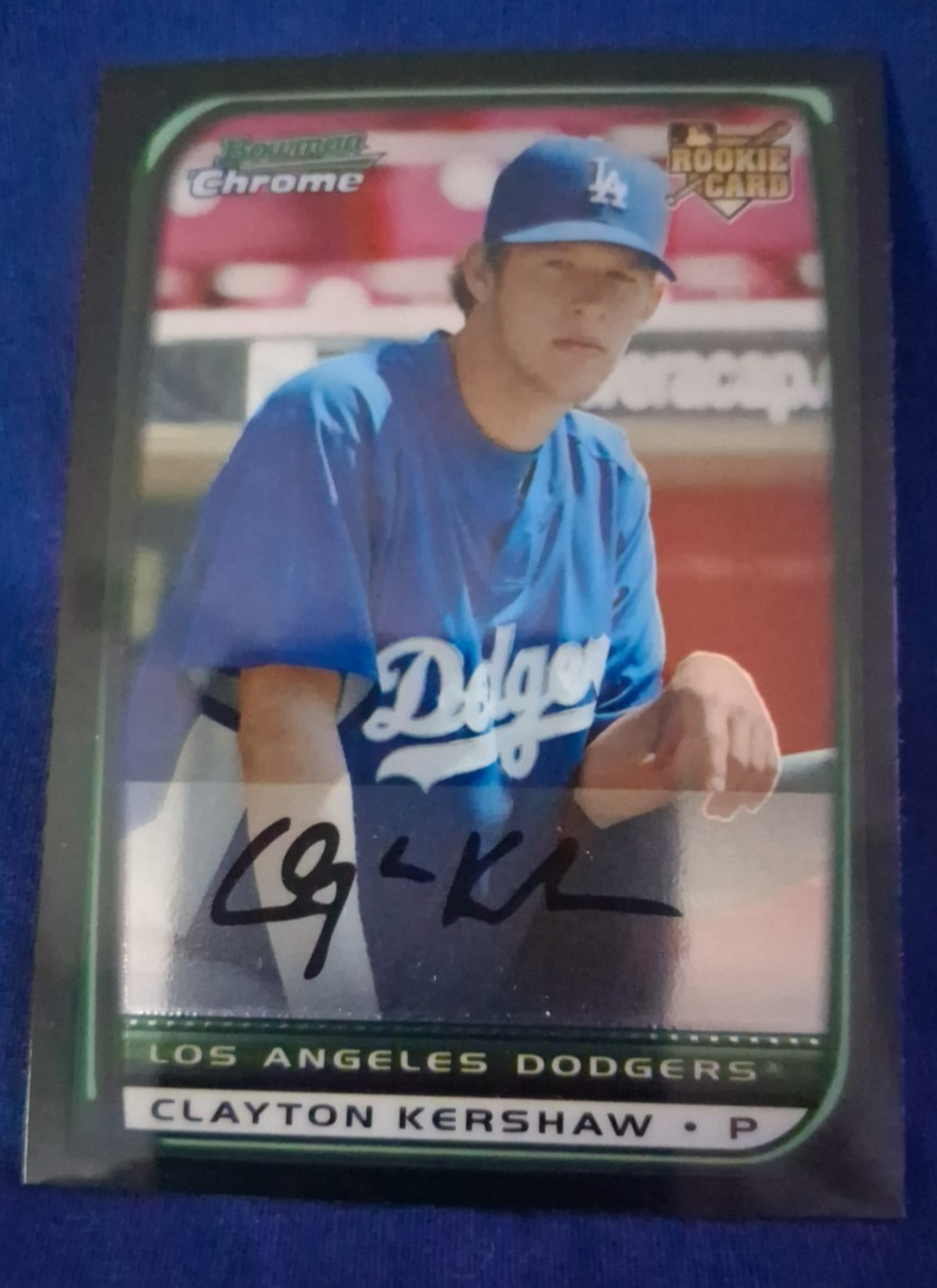 2008 Bowman Draft Picks & Prospects - Clayton Kershaw #BDP26 (RC) - CHROME
