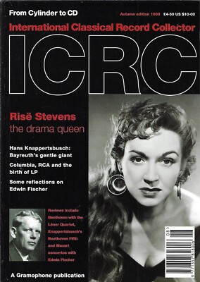International Classical Record Collector [ICRC] Number 14 Winter 1998