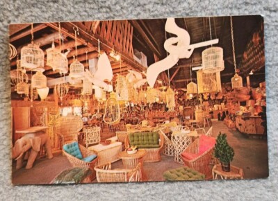 Postcard Basketville Putney, Vermont World's Largest Basket Store  