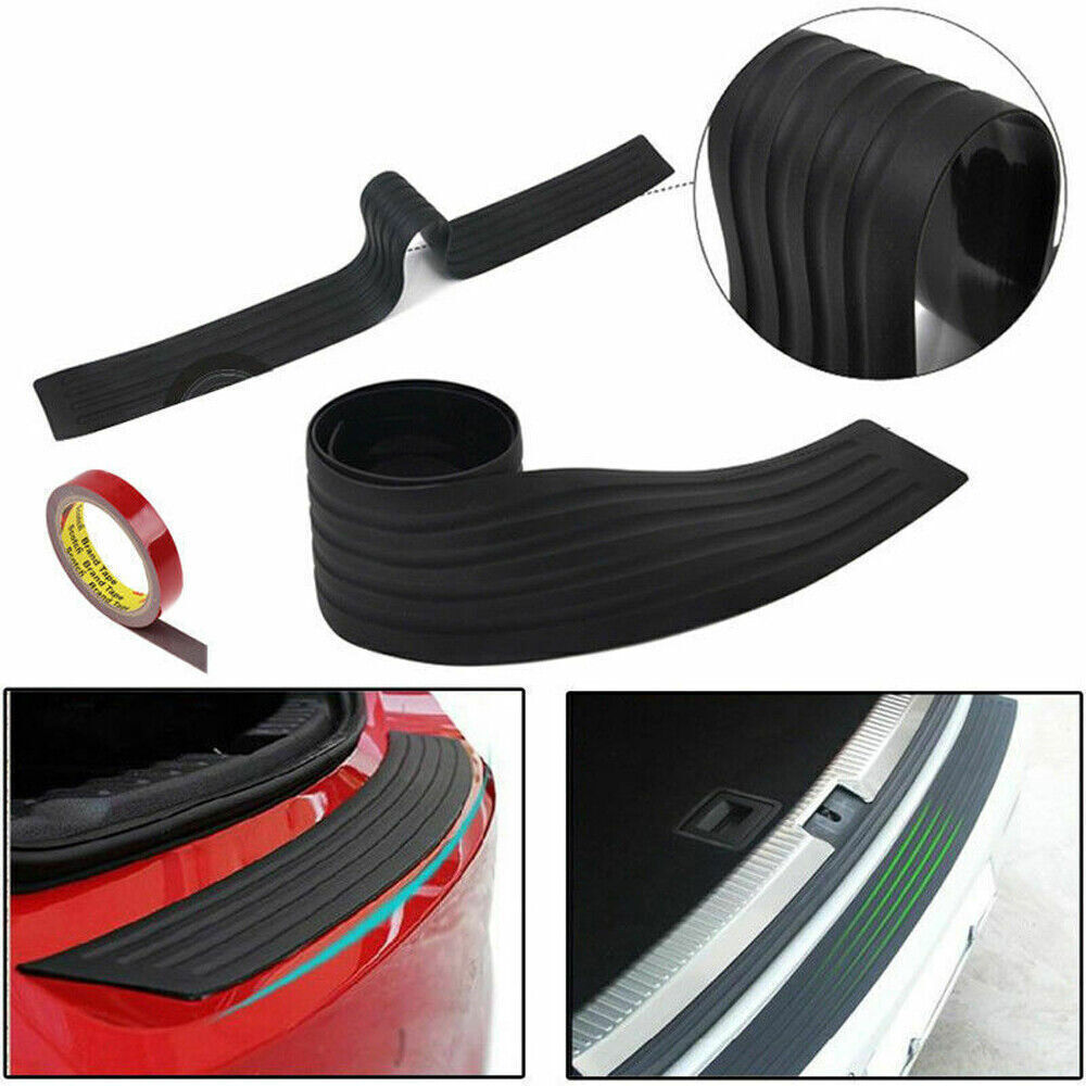 Black 90cm Car Rear Bumper Protector Cover Sill Scuff Plate Trim Car Accessories