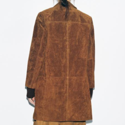 M THEREDTHREAD S suede cutout jacket THEREDTHREAD / ザレッド