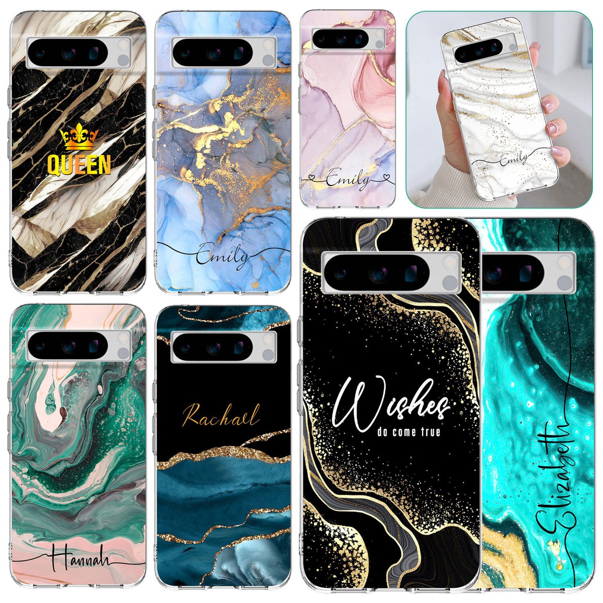 Marble Design Case For Google Pixel 10 Pro XL 8A 6A