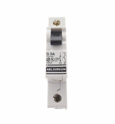 ABL SURSUM G5A 277V AC 1GU5 15A 1 POLE CIRCUIT BREAKER