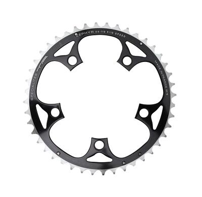 Plateau Route Stronglight 5BRA D.130 44 Dents - Alu 7075 Noir Type Shimano