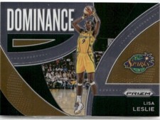 2022-23 Panini Prizm WNBA Dominance Lisa Leslie Los Angeles Sparks #9 Insert