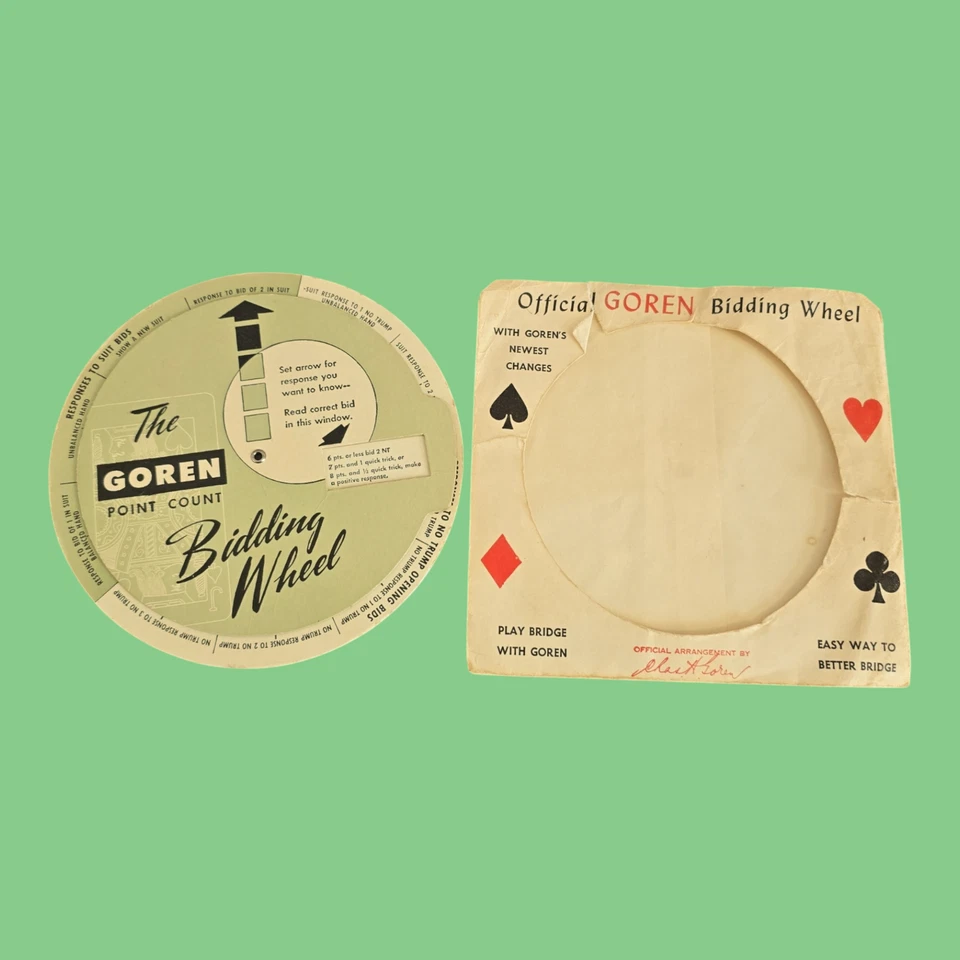 COMPLETE! 1964 Goren's Bridge For Two Vintage Card Game Milton Bradley  #4401 - Image 4 of 4