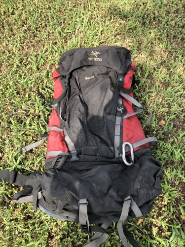 Arc’teryx Bora 95 Backpack Black/Red External Frame Backpack Made in Canada  M/M | eBay