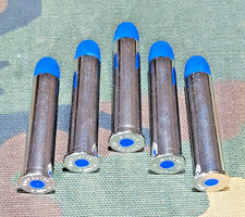 45-70 GOVERNMENT SNAP CAPS  SET OF 5, NICKEL AND BLUE, REAL 350gr WEIGHT!!!