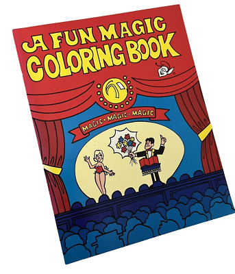 Magic Tricks ''A Fun Magic Coloring Book''  Easy to Do Magician's Gimmick Trick M4