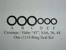 Crosman/Hahn "45", SA6, 36, 44 Valve O-Ring  Seal  Kits