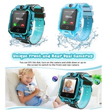Kids 4G Smart Watch Waterproof 360  Rotating GPS SOS, Christmas Birthday Gift