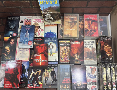 Lot of 30+ Mixed Genre VHS Tapes