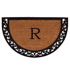 Calloway Mills 100102436R Ornate Scroll Heavy-Duty Monogrammed Doormat (Lette...