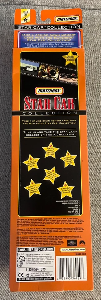 Rare Matchbox Star Car Collection 3 pack Mash, Smokey and the bandit, Miami Vice - Image 2 of 4