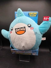 Lankybox Thicc Shark Singing Plush Toy Licensed By Bonkers Toy Co. Soft Stuffed