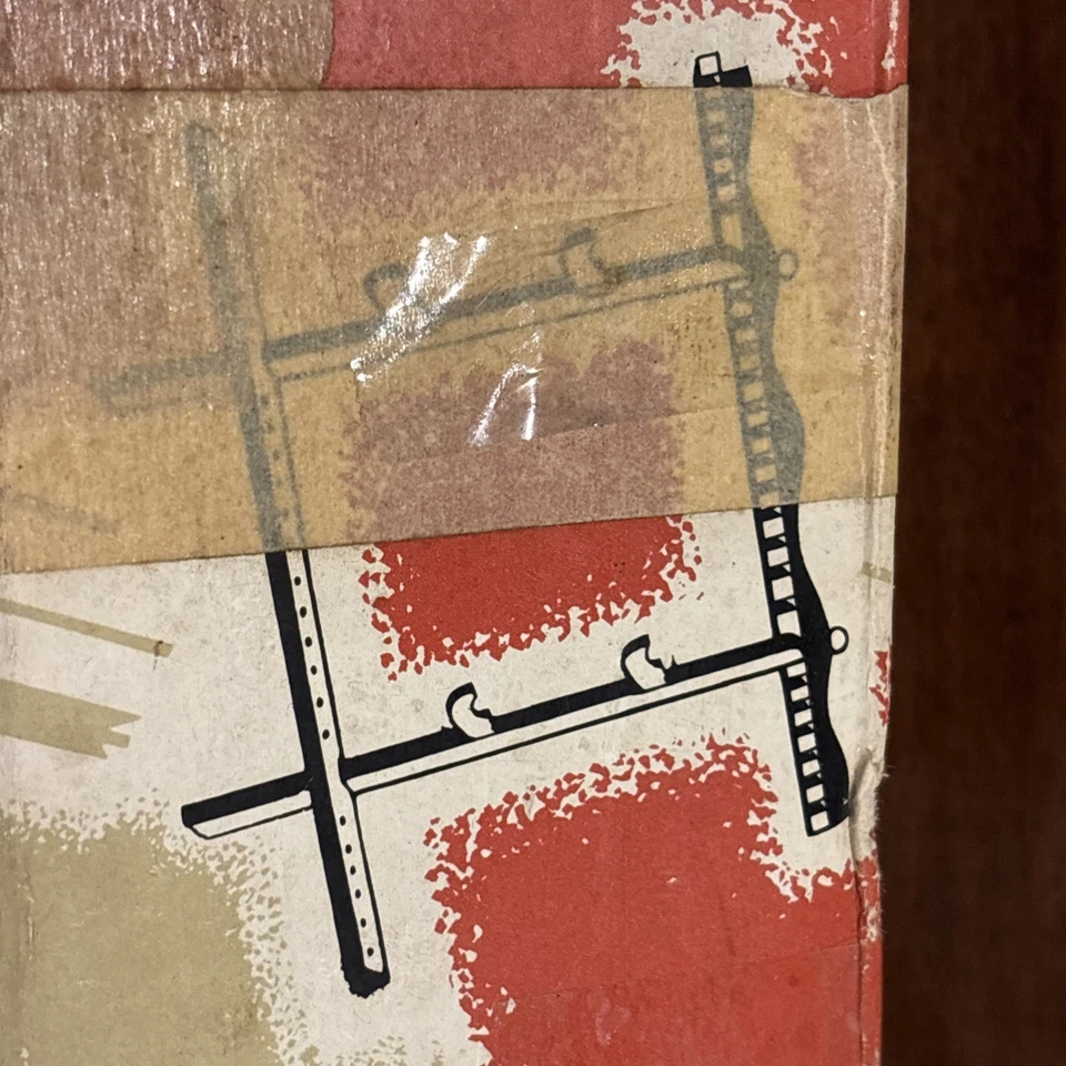 SEARS Arco Madera Tiro con Arco Flecha Estante Expositor 32”x 20.25” Madera de Cerezo Caja Original Foto 2 de 4