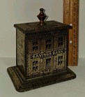 Early-1900s Tin-Lithographed Figural Coin Savings Bank Antique — photo 4