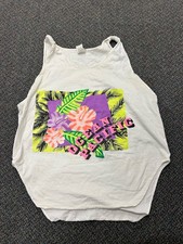 Vintage 90s Ocean Pacific Tank Top OP Surf Shark Beach One Size Fits All