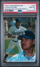 1997 Flair Showcase Legacy Collection Row 0 #161 Chan Ho Park 17/100 PSA 8 Rare